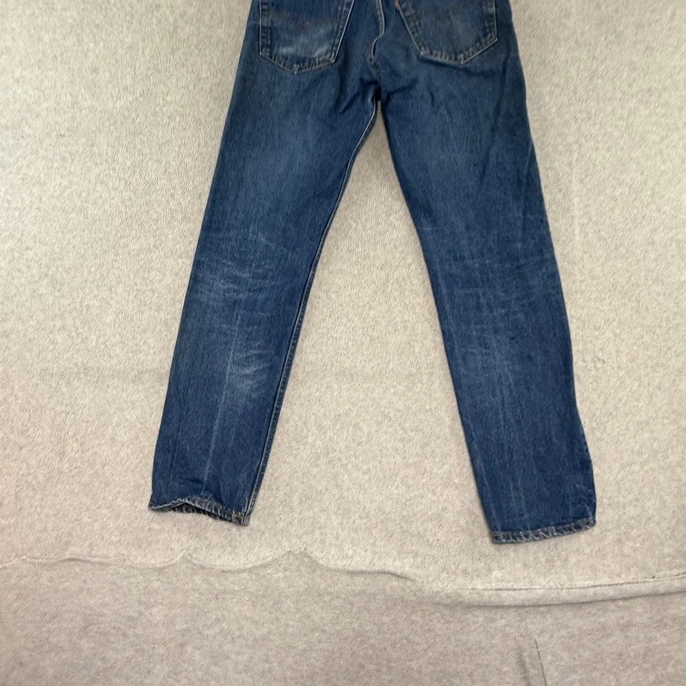 Levi's 505 Jeans Mens 31x30 Blue Vintage 80s Distressed Straight Leg Made in USA